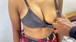 She is working hard for maintain her big boobs - porn video