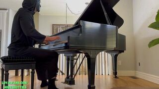 Hot Chick Roughly Throat Fucked By Masked Piano Player - porn video