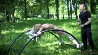 Teen gets hardcore fucked in kinky bondage sex and gives best blowjob - porn video